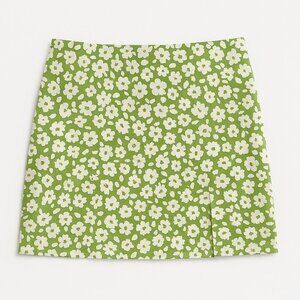 Princess Polly Green Floral Mini Skirt Light Academia Cottagecore Spring Preppy